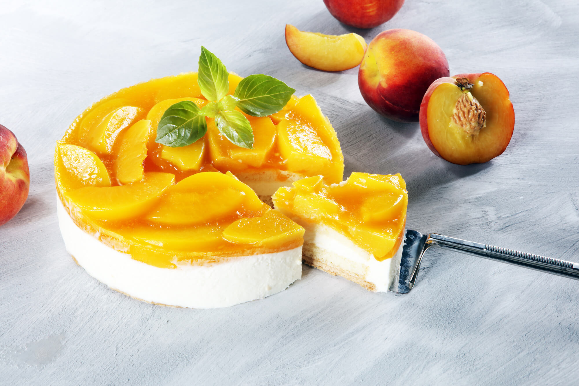 Peach Cheesecake Peach Cheesecake